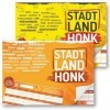 Stadt Land Honk® Lot de 2 jeux de société La ville et la rivière - 50 feuilles pour une expérience de jeu extra longue - Bloc
