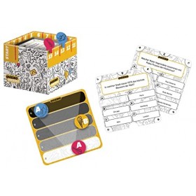 moses. Quiziko, Quiz, Jeu de devinettes avec mécanisme multiplechoix passionnant, Jeu de société pour des soirées de Jeu Amus