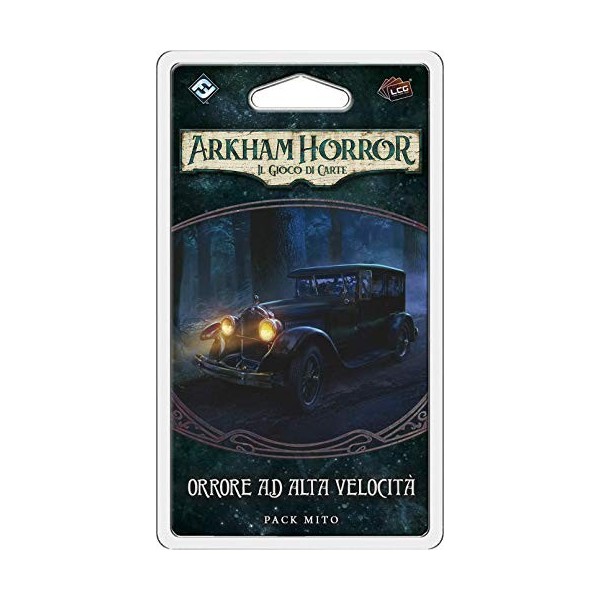 Asmodee - Arkham Horror Le Jeu de Cartes: Horreur à Haute Vitesse - Expansion Jeu de Cartes, Edition en Italien