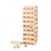 TRI-COASTAL Beech Woodentower jeu de tour en bois de hêtre jeux idée cadeau, Multicolore, Taglia unica, Décontracté