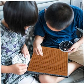 Didiseaon 4 Pièces Go Board Go Plateau De Jeu Jeux À Saisir Et À Emporter Classique Trekking Le Monde Jeu De Société Jeu DÉc