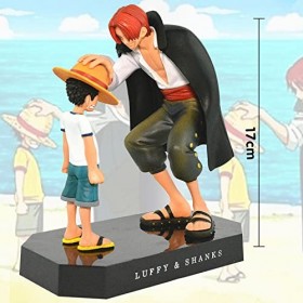 Anime One Piece Quatre Empereurs Shanks Enfance Chapeau De Paille Luffy PVC Action Figure, Anime Figure Modèle, Anime Action 