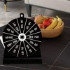 Milageto Plateau tournant Roue à Boire Jeu de Table Amusant fête Jeu de société Acrylique activités commerciales Jeu de Fortu