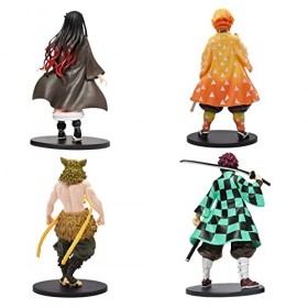 ZORTORZ Figurine Anime 4 Pièces, Figurines daction pour Enfants, Figurine Manga, Collectionneurs de Jouets dAnime, Collecti
