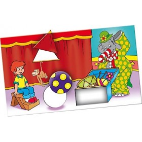 Schmidt Spiele- Benjamin Bluemchen Jeu de Voyage lÉléphant-Apprenez Les Formes, 51409