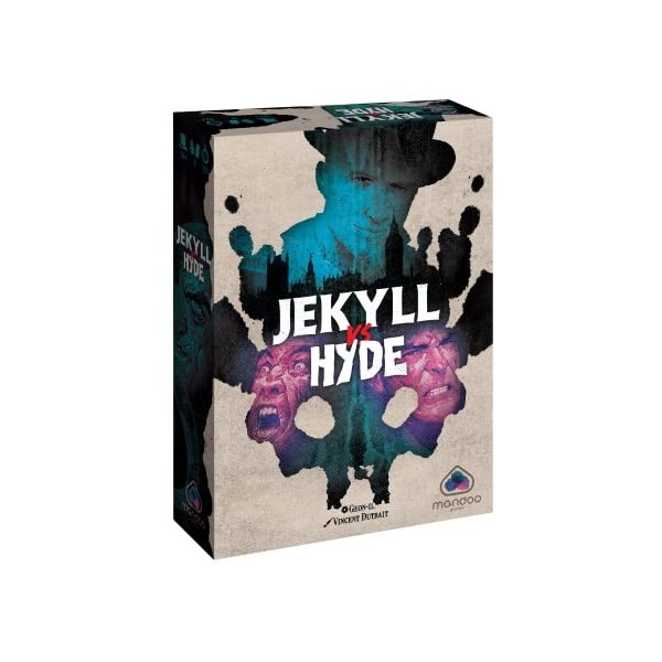 Blackrock Jekyll Vs Hyde - Mandoo Games - Jeu de société - Jeu de Duel -Jeu de Cartes - Inspiré du Roman de RL Stevenson