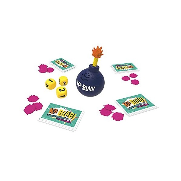 Hasbro Ka-Blab!, Jeu pour familles, Ados et Enfants, dès 10 Ans, Jeu de Groupe, 2 à 6 Joueurs, par Les créateurs de Scattergo