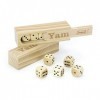 Jeujura - 8194- Jeux de Société-Coffret en Bois - Yam