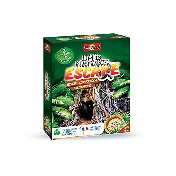 BIOVIVA - Défis nature escape - Exploration secréte - Jeu de société ludique dès 7 ans - 280280