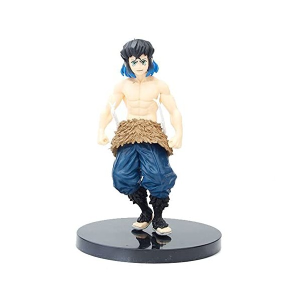 Anime Figure Q Version Hashibira Inosuke Figurine daction faite à la main en PVC Figurine de démon Anime Collection Figurine