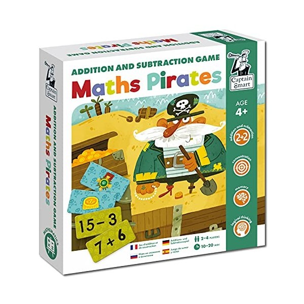 Captain Smart Jeu éducatif pour enfants, Lets Go Shopping!,Boutiques, panier,Jeu de société pour garçons et filles de 3 ans,