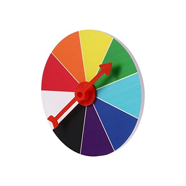 BESTonZON Jeu de roue porte-bonheur à faire soi-même, couleur de roue - Jeu de loterie, jeu de table, jeu de famille, jeux de