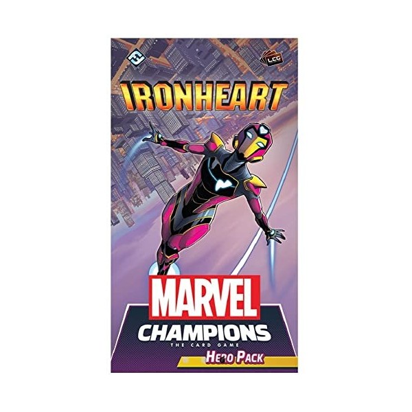 Asmodee - Marvel Champions Le Jeu de Cartes: Ironheart - Expansion, Pack Héros, Edition en Italien