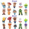 ZeYou Toy Story 4 Figurine Fourchette, Figurine Woody, Buzz LÉclair, Cheval Pile-Poil, Toy Story 6-8cm, inclut Plus de 10 pi
