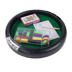 MGM GAMES - Jeu de Yams avec Jeu de Carte et Jetons- 140019 - Matériaux de Bonne qualité - À Partir de 6 Ans