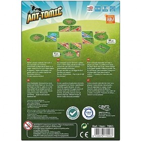 Cayro - Ant Tómic - + 6 Ans - Jeu de société pour Enfants et Adultes - Jeu de stratégie et de mathématiques - Apprendre en Jo