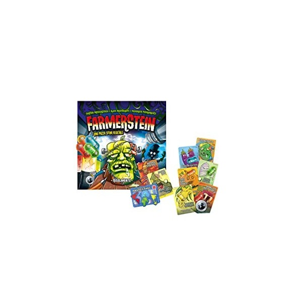 Giochi Uniti - Farmerstein, édition Italienne, Multicolore, GU721