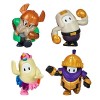 Fall Guys- Animal Pack DE 4 Figurines Miniatures Groupe des HÉROS 4 CM À Collectionner, 62577, Multicolore, Petit