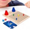 Holdes Tableau de Multiplication Montessori | Jeu de société en Bois pour Table de Multiplication et de mathématiques | Soula