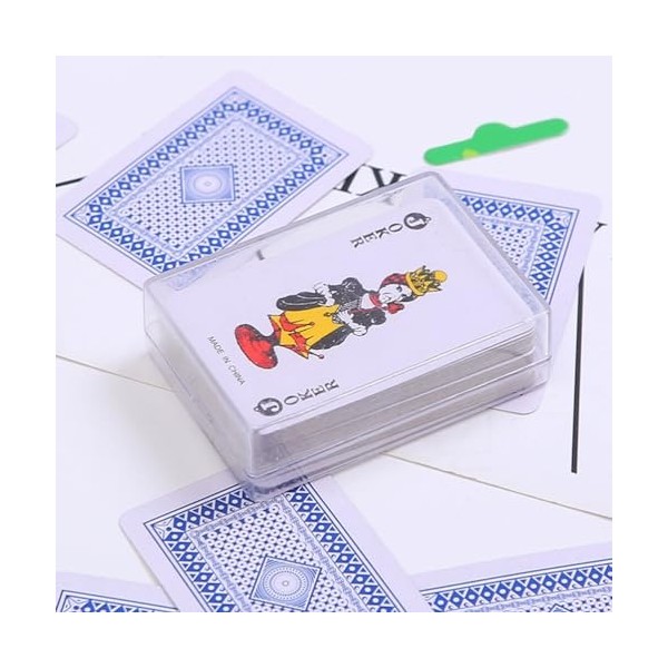 VILLCASE Mini Cartes À Jouer 6 Jeux De Cartes Pocker Miniatures Nouveauté Cartes De Jeu De Casino pour Enfants Cadeaux De Fêt