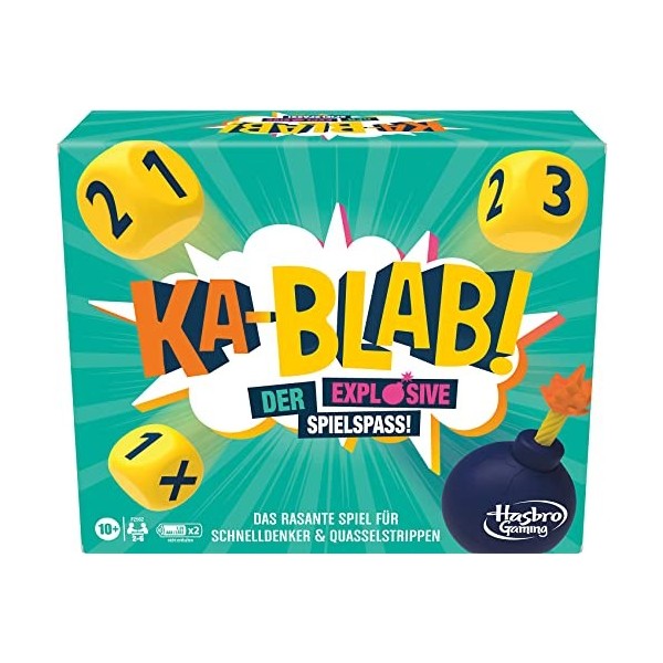 Hasbro Gaming- Ka-Blab familles, Les Adolescents et Les Enfants à partir de 10 Ans, Kablab pour Les soirées de Jeu pour 2 à 6