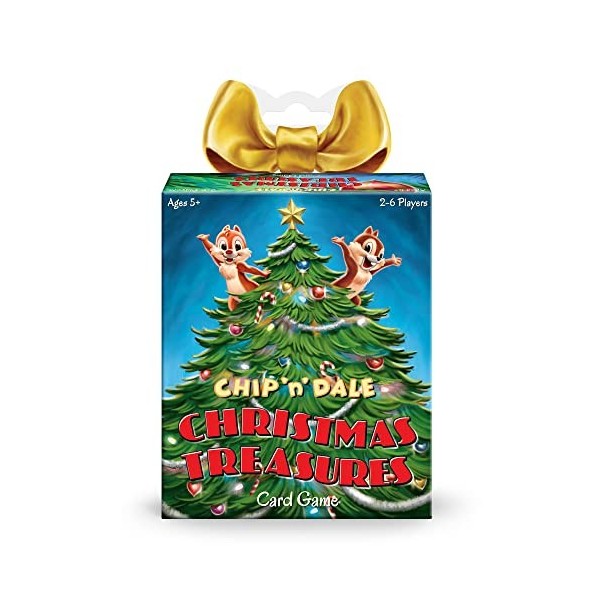 Funko 56977 Signature Games: Disney-Chip and Dale Christmas Card Game