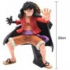 Hilloly One Piece Figurine Luffy Figurine, Anime Monkey D Luffy Figure 20cm, Luffy Figurine Décoration Ornements, PVC Collect