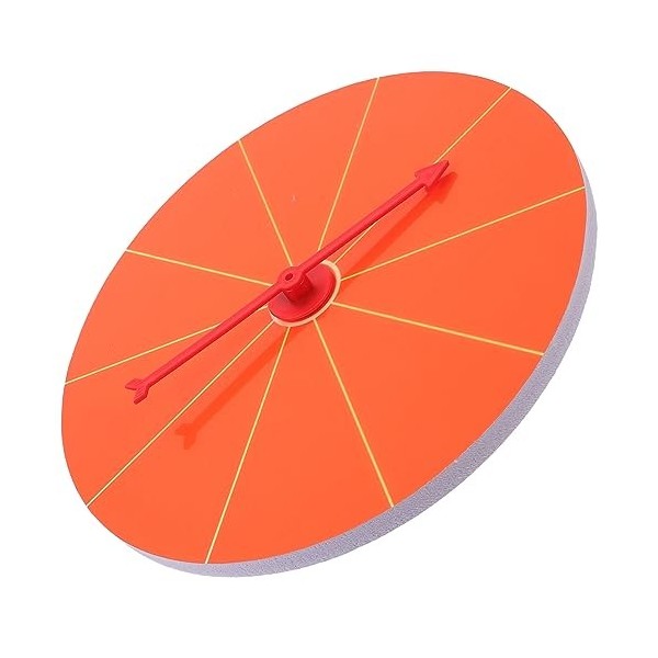 Toyvian Roue De Prix Numérotée Prix Où Plaque Tournante Roue Dactivités à 10 Emplacements Roues De Carnaval Roue De Prix De F