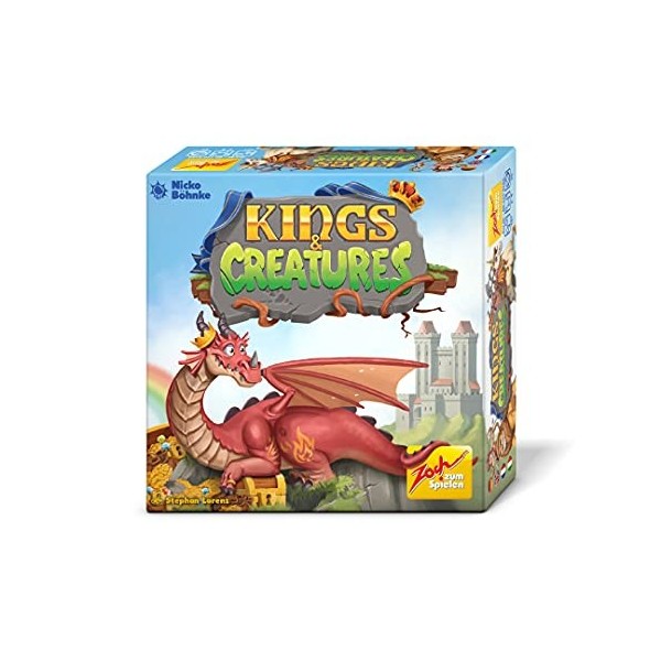 Zoch Kings & Creatures, Jeu de Cartes et à Collectionner, pour 2 à 6 Joueurs à partir de 10 Ans, 601105160, Multicolore
