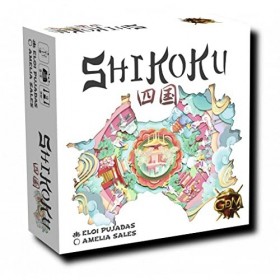 GM Games- Shikoku Jeux de Course Original, GDM128, Blanc - Version Espagnole
