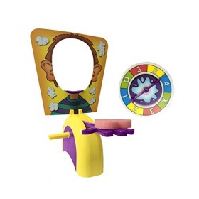 SIPLIV Pie Face Game Jeu de Boucles doreilles Jeu de fête Jeu Amusant Jeux de Jouets interactifs Parent-Enfant