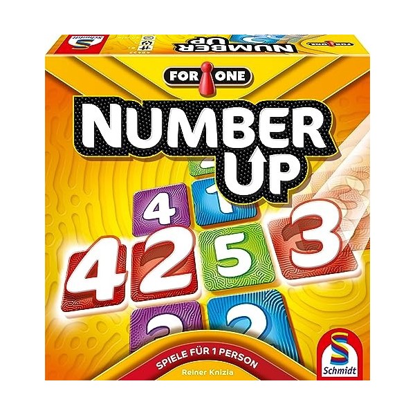 Schmidt Spiele 49433 for One, Number UP, Jeu Familial, Multicolore