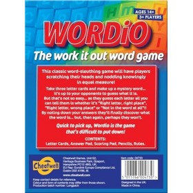 Cheatwell Games Wordio | Le Jeu de Mots Work It Out