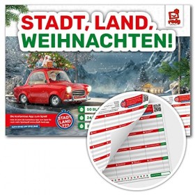 Rudy Games - Ville, pays, Noël! - Père Noël bloc - ville, pays, rivière modèle bloc pour les enfants et les familles - cade