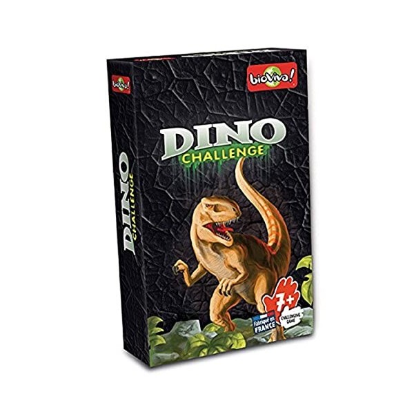 bioviva ! - 0105002112 - Jeu de Société - Dino Challenge - Noir