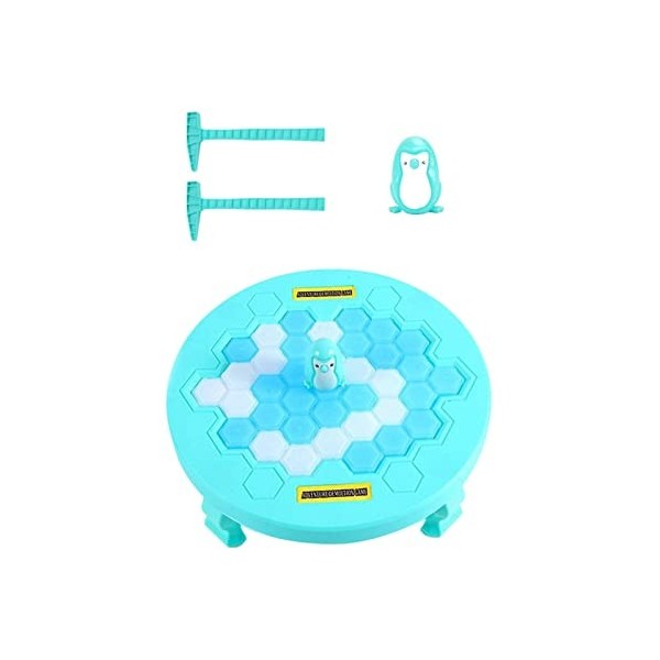 perfk Save Penguin Jeu de Table Break The Apprentissage éducatif avec Plateau tournant Ice Block Breaking Game pour garçons e