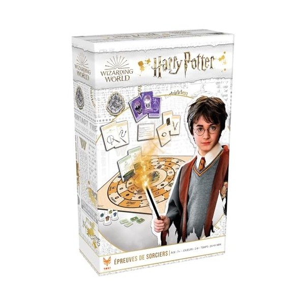 Topi Games - Harry Potter - Épreuves de Sorciers - Jeu de société - Jeu de plateau - Jeu de cartes - Famille - A partir de 7 