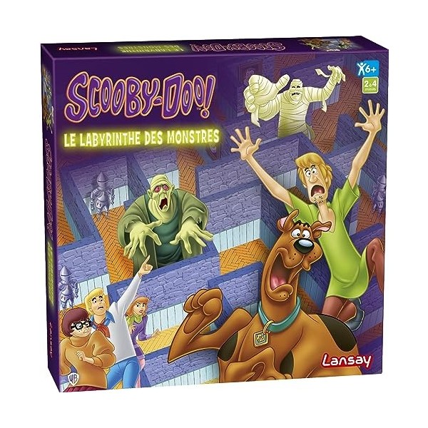 Scooby-Doo - Le Labyrinthe Des Monstres - Jeu de société - Énigmes et Enquêtes entre Amis ou en Famille - Dès 6 ans - 2 à 4 j