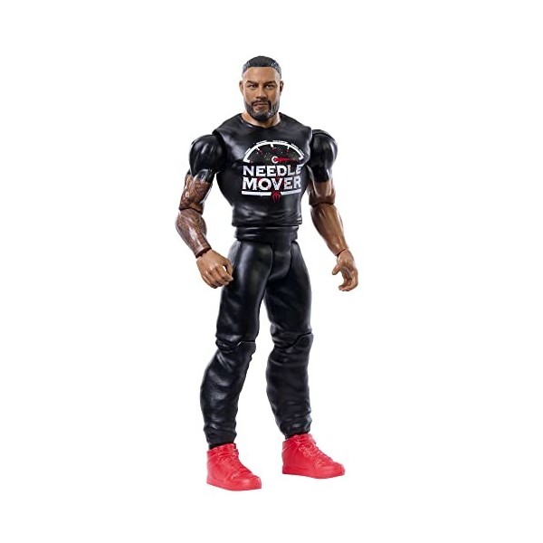 WWE Figurine Articulée Roman Reigns De La Collection Superstar Avec Accessoires, À Collectionner, Jouet Enfant, Dès 6 Ans, HK