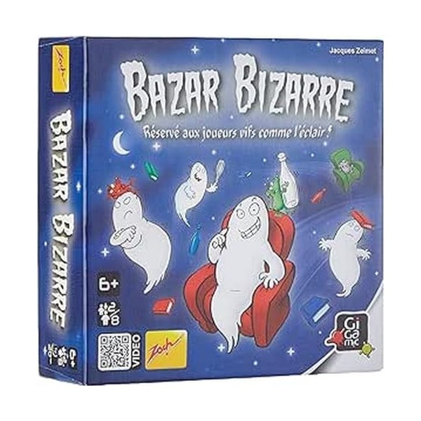 Gigamic - ZOBAZ - Jeu de rapidité - 2 - 8 joueurs Bazar Bizarre