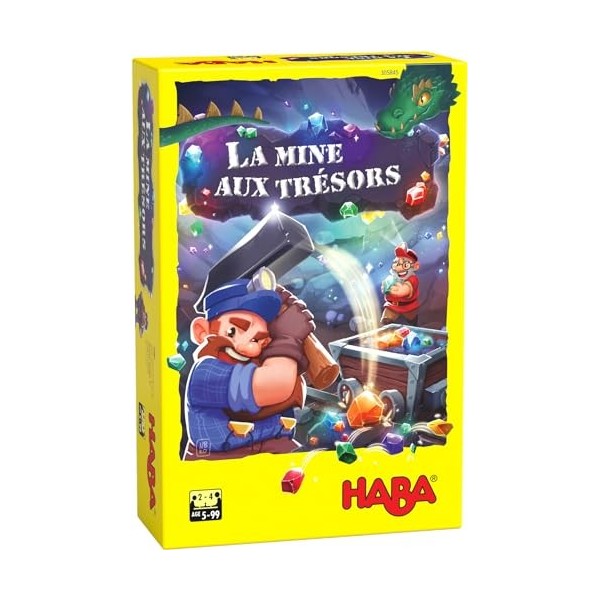HABA - La mine aux trésors - 305845 - Un jeu dadresse qui frappe fort ! - 5 ans et plus