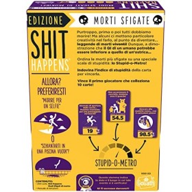 Shit Happens, Shitty Ways to Die, 18 Ans et Plus, Jeu de Soirée, Jeu Amusant, Shitty Ways to Die - Version Italienne