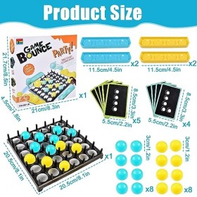 Bounce Ball Party Game, Bounce Ball Spiel, Jeu De Table Bouncing Ball, Jeu de Société Interactif Parent-Enfant, pour 2 à 4 Jo