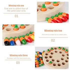 Jeu déchecs de Mémoire, Jeu de Mémoire en Bois, Jeux de Mémoire en Bois Jouet Enfant, Échecs de Mémoire pour Enfant, Jouets 