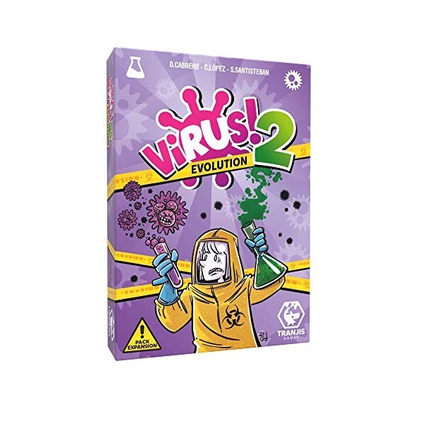 Tranjis Games - Virus! 2 Evolution Expansion - Jeu de Cartes, 8 à 99 Ans TRG-12evo 