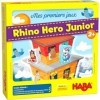 HABA - Mes premiers jeux – Rhino Hero Junior - 305913 - jeu de classement et de construction coopératif - 2 ans et plus