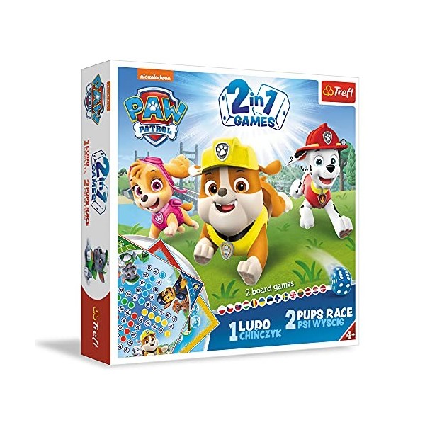 Trefl 01896 Jeu 2 en 1 Chinois Paw Race Pat Patrouille Viacom 01896