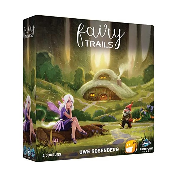 Funforge | Fairy Trails | Jeu de société | À partir de 8 ans | 1 à 2 joueurs | 20 minutes
