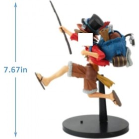 L-uffy Anime Figurine, One P-iece Figurine PVC Figure Anime Heroes Figurine Statue Jouets Personnage Modèle Décoration Figuri