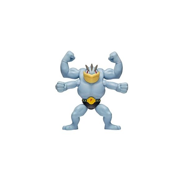 Figurine Pokemon Jouet 10-12 cm, Machamp Mackogneur – Pokemon Figurine - Nouvelle Vague 2021 - sous Licence Officielle Jouet 